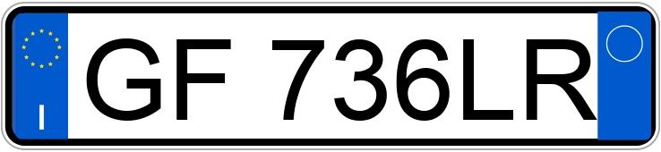 Numer rejestracyjny GF736LR posiada FIAT Tipo