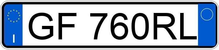 Numer rejestracyjny GF760RL posiada LAND ROVER Range Rover Velar