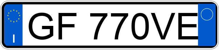 Numer rejestracyjny GF770VE posiada ALFA ROMEO Stelvio