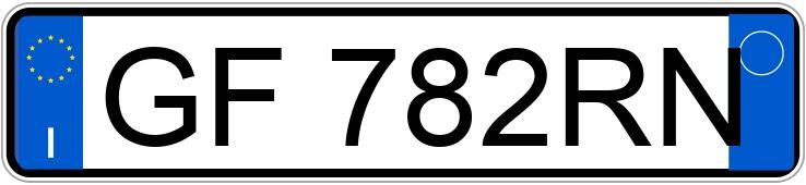 Numer rejestracyjny GF782RN posiada FIAT Panda 3a serie Numer rejestracyjny GF782RN posiada FIAT Panda 3a serie