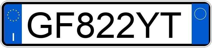 Numer rejestracyjny GF822YT posiada FORD Puma