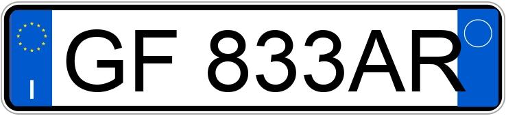 Numer rejestracyjny GF833AR posiada NISSAN Micra 3a serie