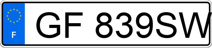Numer rejestracyjny GF839SW posiada PEUGEOT 5008 Numer rejestracyjny GF839SW posiada PEUGEOT 5008