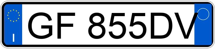 Numer rejestracyjny GF855DV posiada EVO Evo 5