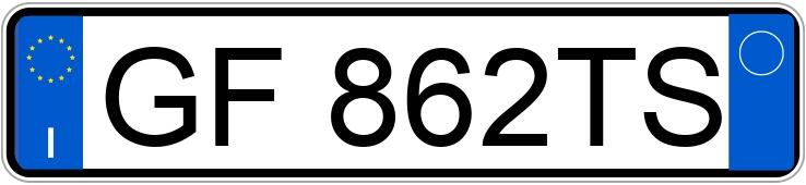 Registreringsnummeret GF862TS har VOLKSWAGEN T-ROC