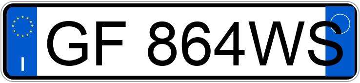 Numer rejestracyjny GF864WS posiada MERCEDES-BENZ A 250 E