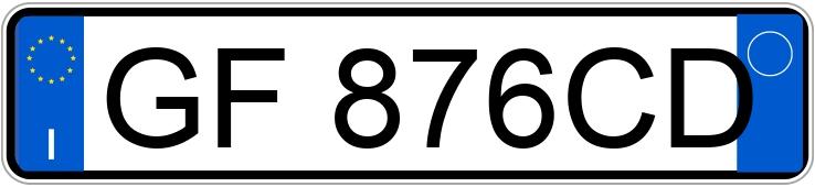 Numer rejestracyjny GF876CD posiada FIAT DUCATO