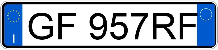 Numer rejestracyjny GF957RF posiada FIAT 500X Numer rejestracyjny GF957RF posiada FIAT 500X