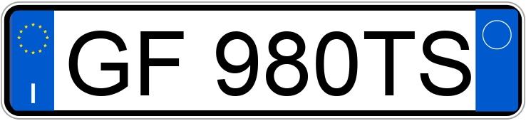 Numer rejestracyjny GF980TS posiada JEEP Compass 2a serie