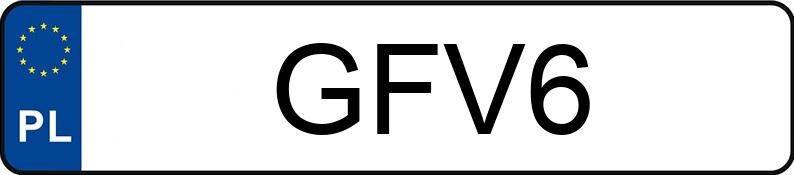 Numer rejestracyjny GFV 6 posiada FORD F 100 - GFV6