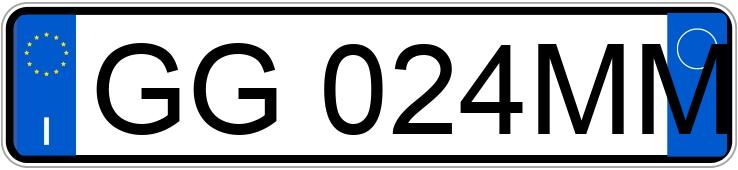 Numer rejestracyjny GG024MM posiada AUDI A3 3a serie