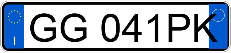 Numer rejestracyjny GG041PK posiada CITROEN C3 3a serie Numer rejestracyjny GG041PK posiada CITROEN C3 3a serie