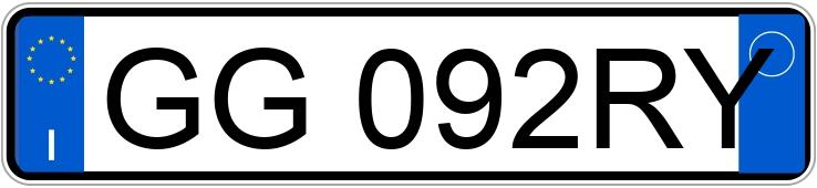 Numer rejestracyjny GG092RY posiada MERCEDES-BENZ A 250 E