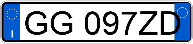 Numer rejestracyjny GG097ZD posiada FIAT 500