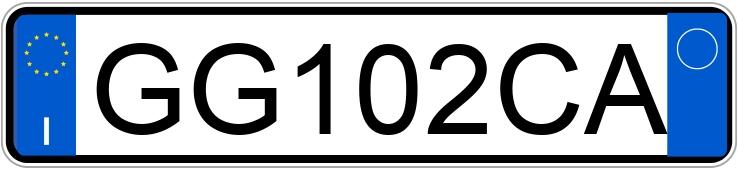 Numer rejestracyjny GG102CA posiada MAZDA MX-5 4a serie