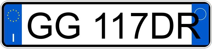 Numer rejestracyjny GG117DR posiada AUDI Q3 2a serie