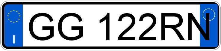 Numer rejestracyjny GG122RN posiada BMW X3