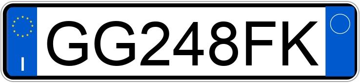 Numer rejestracyjny GG248FK posiada FORD EcoSport