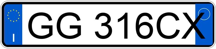 Numer rejestracyjny GG316CX posiada PEUGEOT 108