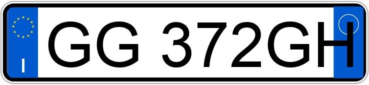 Numer rejestracyjny GG372GH posiada VOLKSWAGEN Polo 6a serie