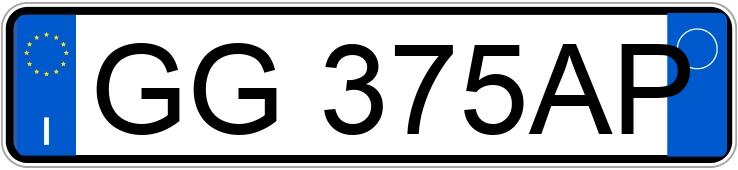 Numer rejestracyjny GG375AP posiada FIAT Panda 3a serie Numer rejestracyjny GG375AP posiada FIAT Panda 3a serie