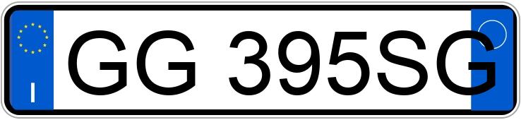 Numer rejestracyjny GG395SG posiada VOLKSWAGEN Polo 6a serie