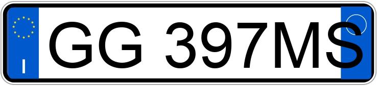 Numer rejestracyjny GG397MS posiada FIAT 500X