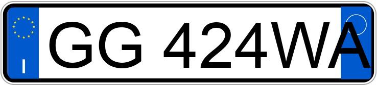 Numer rejestracyjny GG424WA posiada VOLKSWAGEN Polo 6a serie Numer rejestracyjny GG424WA posiada VOLKSWAGEN Polo 6a serie