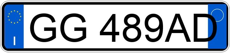 Numer rejestracyjny GG489AD posiada CITROEN C1 2a serie