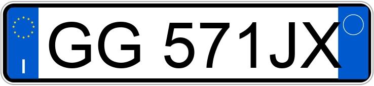 Numer rejestracyjny GG571JX posiada NISSAN Qashqai 2a serie Numer rejestracyjny GG571JX posiada NISSAN Qashqai 2a serie