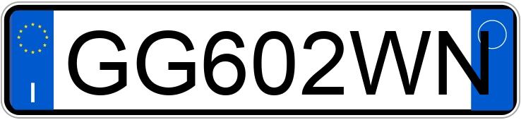 Numer rejestracyjny GG602WN posiada VOLKSWAGEN Golf 8a serie