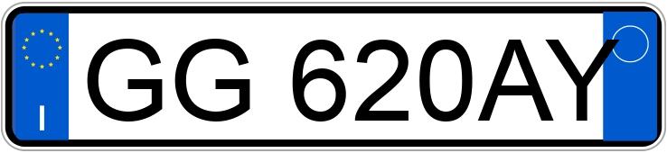 Numer rejestracyjny GG620AY posiada VOLKSWAGEN Polo 6a serie