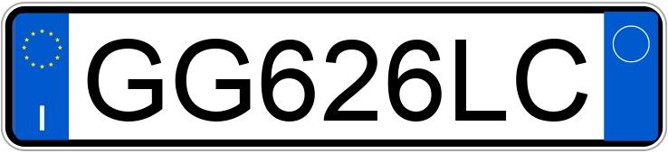 Numer rejestracyjny GG626LC posiada FIAT Punto 1a serie Numer rejestracyjny GG626LC posiada FIAT Punto 1a serie