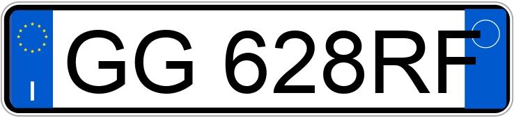 Numer rejestracyjny GG628RF posiada TOYOTA Aygo 2a serie