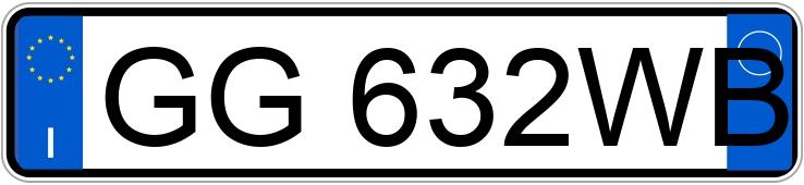 Numer rejestracyjny GG632WB posiada ALFA ROMEO Giulia Numer rejestracyjny GG632WB posiada ALFA ROMEO Giulia