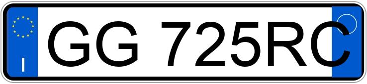 Numer rejestracyjny GG725RC posiada FIAT Tipo Numer rejestracyjny GG725RC posiada FIAT Tipo