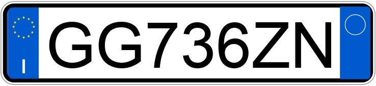 Numer rejestracyjny GG736ZN posiada FIAT Panda 3a serie Numer rejestracyjny GG736ZN posiada FIAT Panda 3a serie