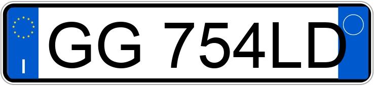 Numer rejestracyjny GG754LD posiada FIAT 500X