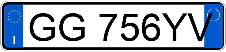 Numer rejestracyjny GG756YV posiada TESLA Model Y