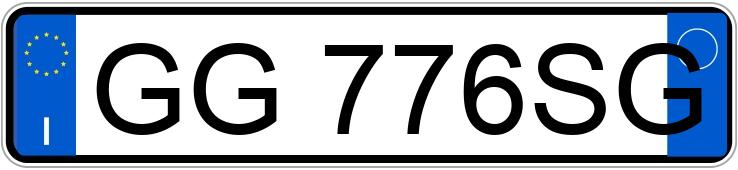 Numer rejestracyjny GG776SG posiada AUDI A1 2a serie