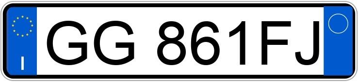 Numer rejestracyjny GG861FJ posiada MG ZS EV