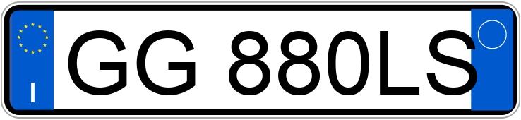 Numer rejestracyjny GG880LS posiada VOLKSWAGEN Polo 6a serie