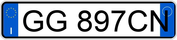 Numer rejestracyjny GG897CN posiada AUDI A3 4a serie Numer rejestracyjny GG897CN posiada AUDI A3 4a serie