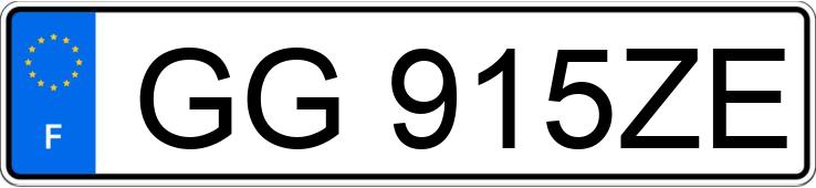 Numer rejestracyjny GG915ZE posiada TOYOTA AYGO X
