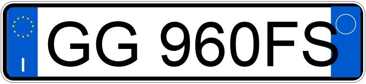 Numer rejestracyjny GG960FS posiada KIA RIO