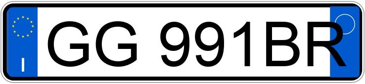 Numer rejestracyjny GG991BR posiada MITSUBISHI Space Star 3a serie