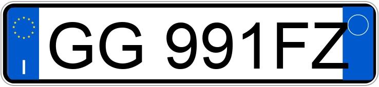 Numer rejestracyjny GG991FZ posiada FIAT 500X