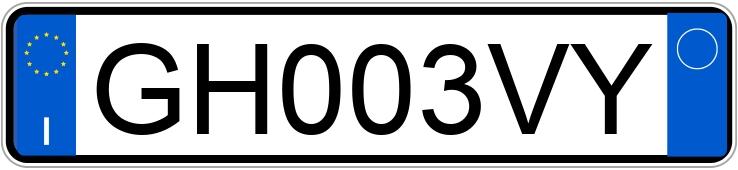 Numer rejestracyjny GH003VY posiada FORD Fiesta 7a serie