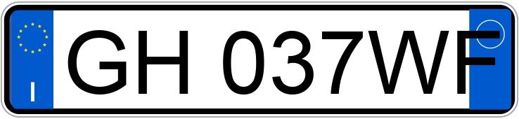 Numer rejestracyjny GH037WF posiada FORD Puma Numer rejestracyjny GH037WF posiada FORD Puma