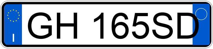 Numer rejestracyjny GH165SD posiada VOLKSWAGEN Golf 8a serie